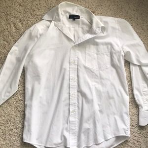 Men’s white button down